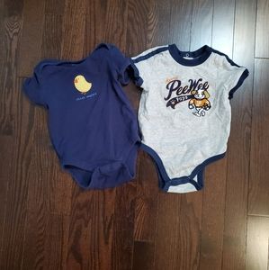 Set of Baby diaper shirts 6-12 months